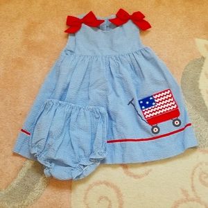 Patriotic dress with bloomers